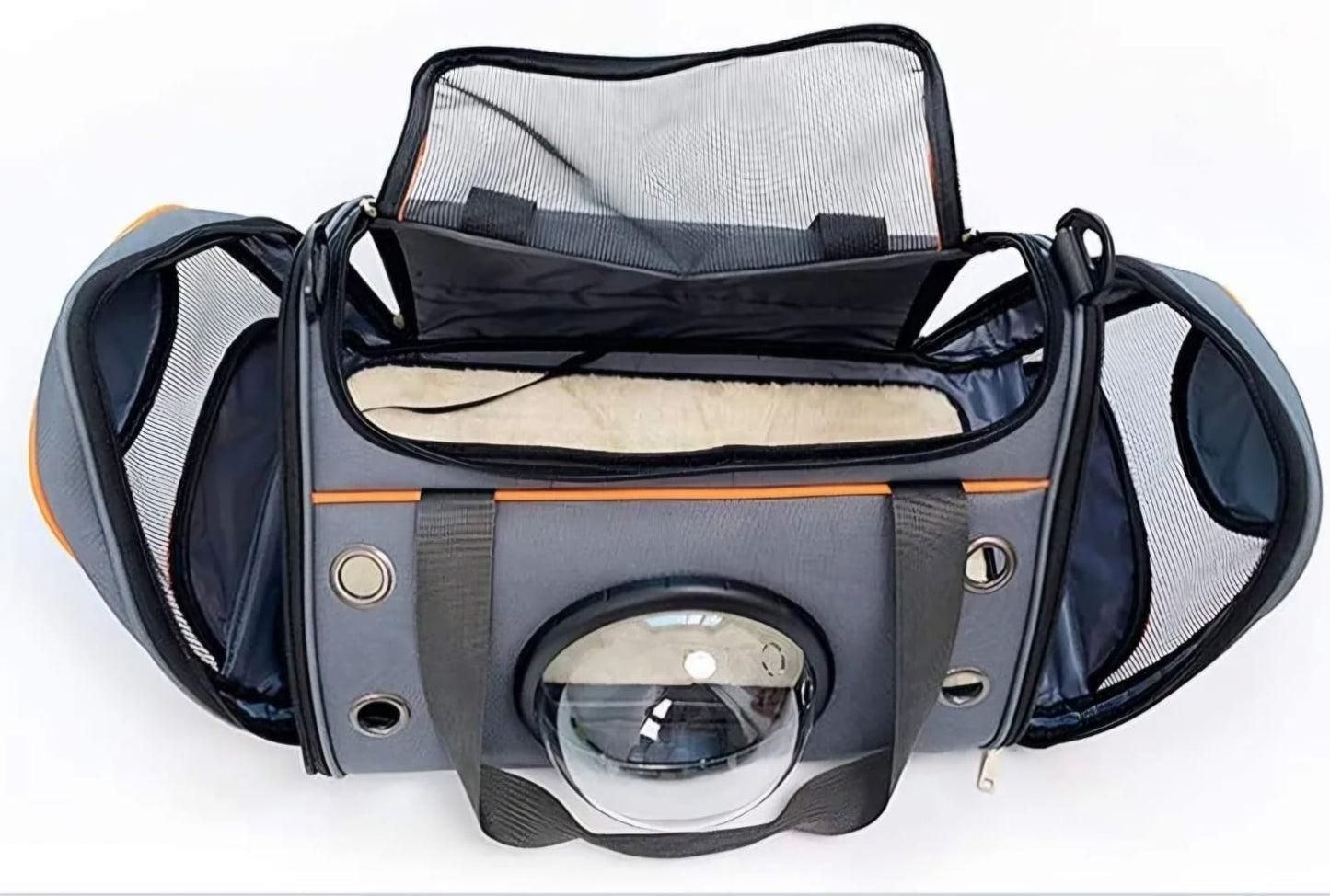 Dogs And Cat Shoulder Travel Bag Cat Dog Carrying Bag Pet Carrier Bag Soft Breathable Small Pet Handbag Cat Backpack(Orange)