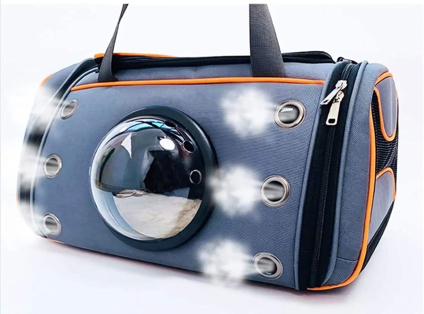 Dogs And Cat Shoulder Travel Bag Cat Dog Carrying Bag Pet Carrier Bag Soft Breathable Small Pet Handbag Cat Backpack(Orange)