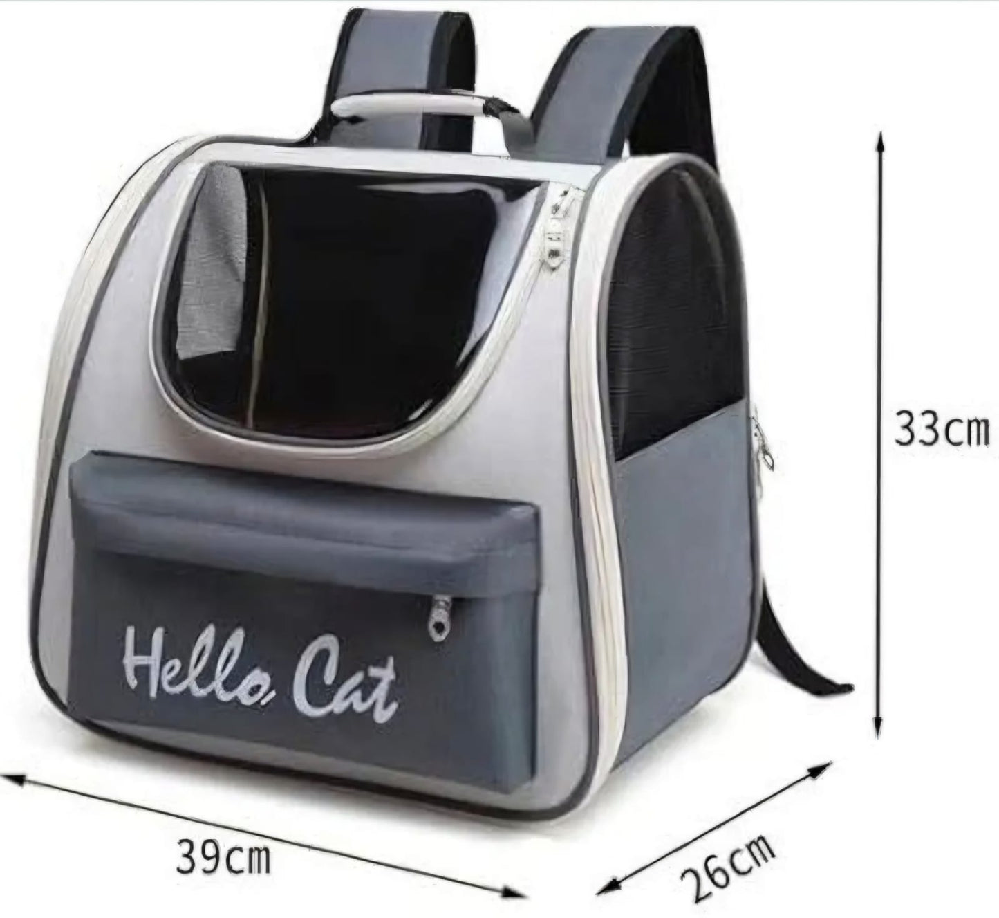 0-7.5kg Cat Outdoor Carrier Bag Breathable Portable Cat Backpack Travel Transparent Bag for Cats Dogs Carrying Pet Supplies 