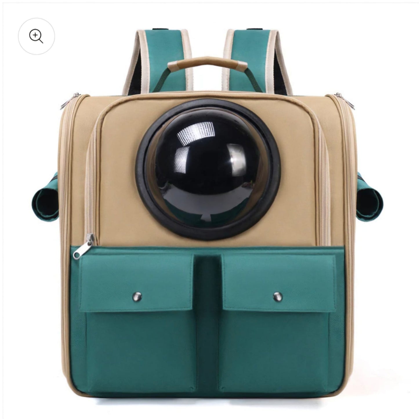 Space Capsule Cat Carrier Backpack | Bubble Window Pet Travel Bag | Breathable & Expandable Design