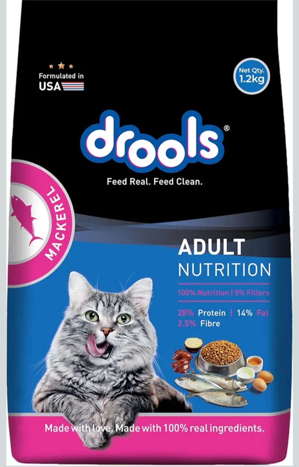 Drools Mackerel Adult Cat Dry Food