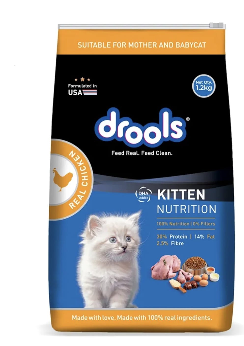 Drools Real Chicken Kitten Dry food