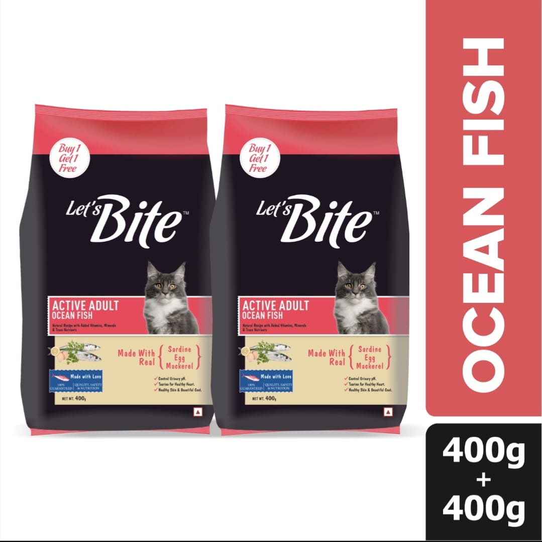 Let's Bite Active Adult Ocean Fish Cat Dry Food