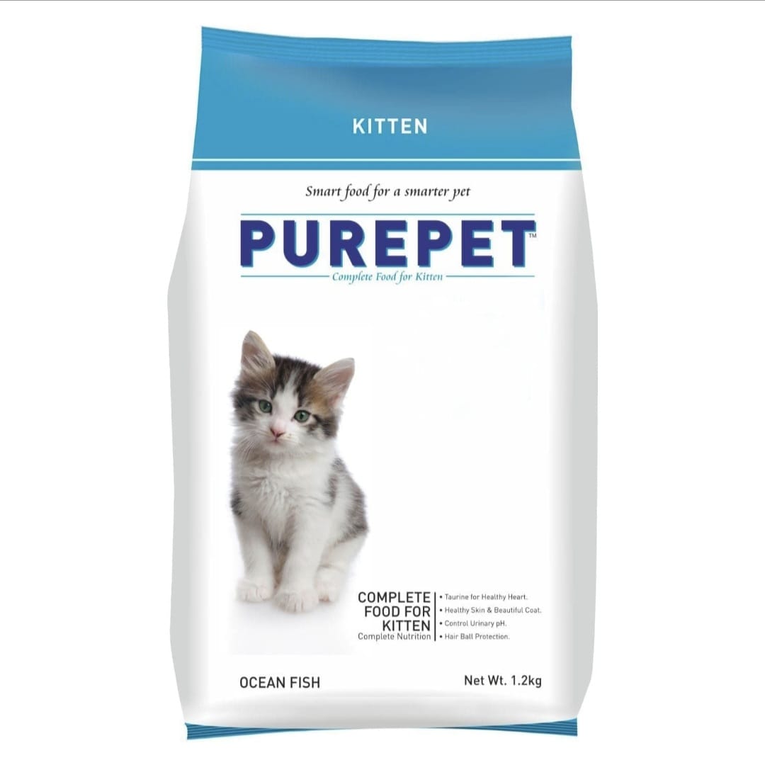 Purepet Kitten Ocean Fish Cat Dry Food