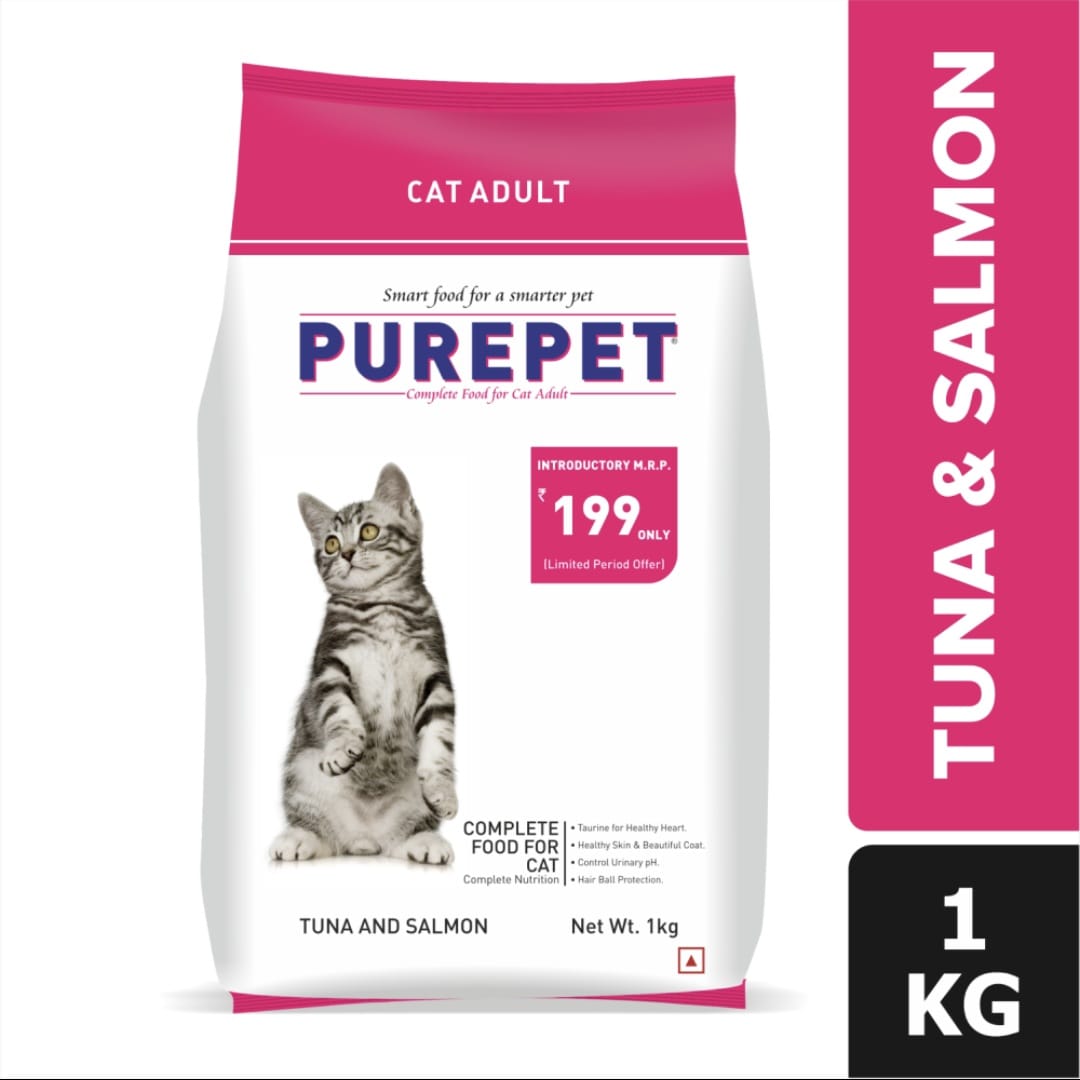 Purepet Adult Tuna and Salmon Cat Dry Food
