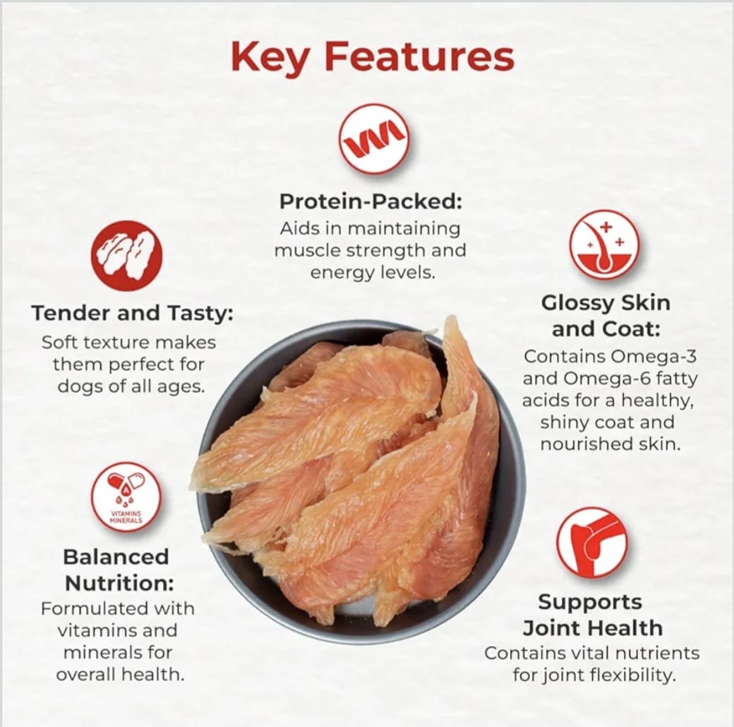 Drools Real Chicken Tender, Dog Treats Stick,