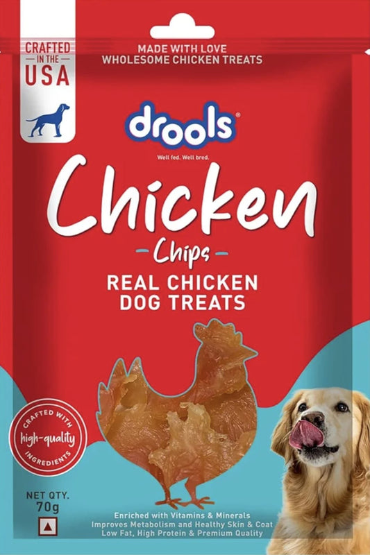 Drools Real Chicken Chips, Dog Treats