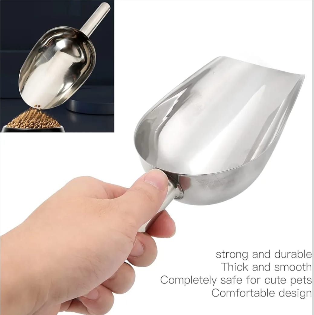 High Grade Stainless Steel Scooper for Measuring Dog and Cat Food