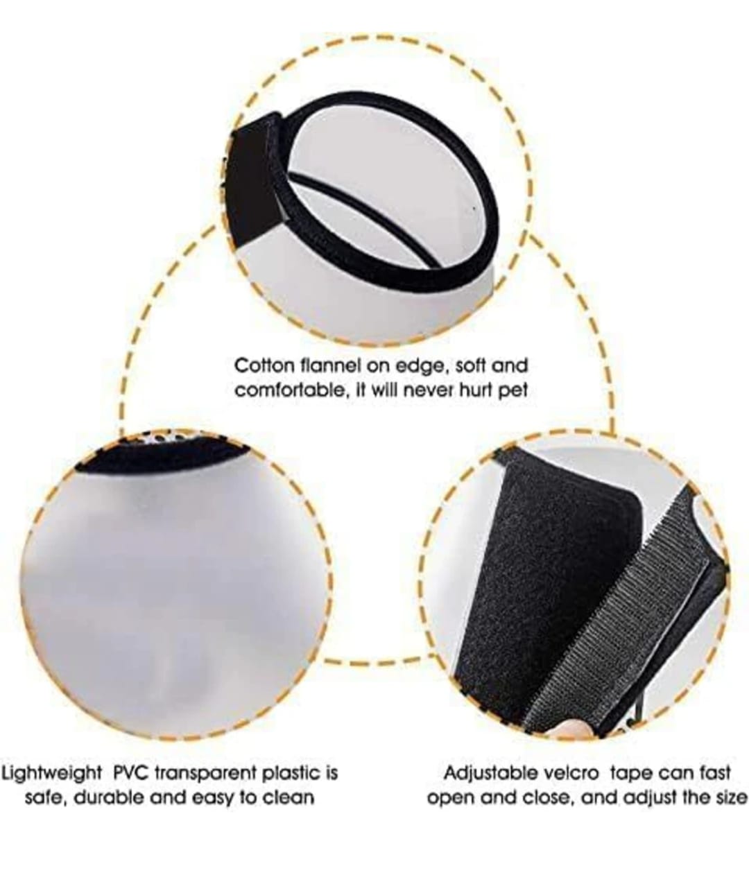 Colored Elizabethan Collar Pet Anti-Bite Lick Dog and Cat Protective Coller Neck Wound Healing Pet Lick and Scratch Protecter