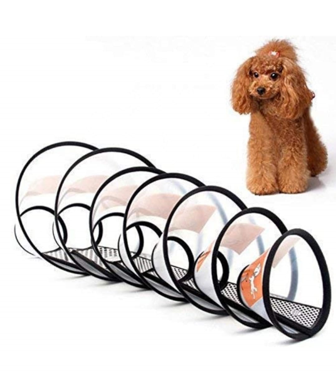 Colored Elizabethan Collar Pet Anti-Bite Lick Dog and Cat Protective Coller Neck Wound Healing Pet Lick and Scratch Protecter