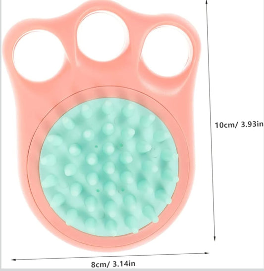 Pet Cat Dog Hair Cleaning Brush Pet Hair Brush Comfortable Grip Non-Slip Soft Massage Cartoon Shape Pet Hair Fur Grooming Cleaning Brush 