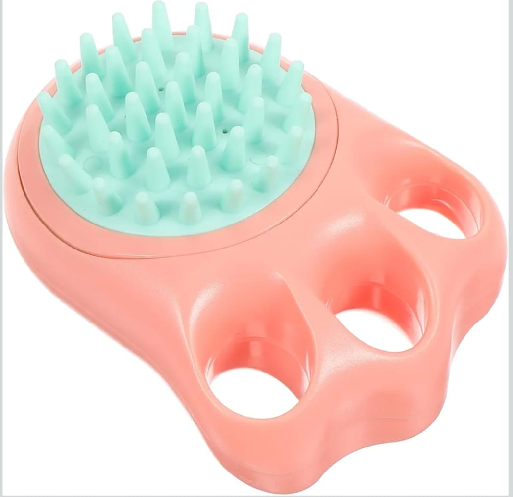 Pet Cat Dog Hair Cleaning Brush Pet Hair Brush Comfortable Grip Non-Slip Soft Massage Cartoon Shape Pet Hair Fur Grooming Cleaning Brush 