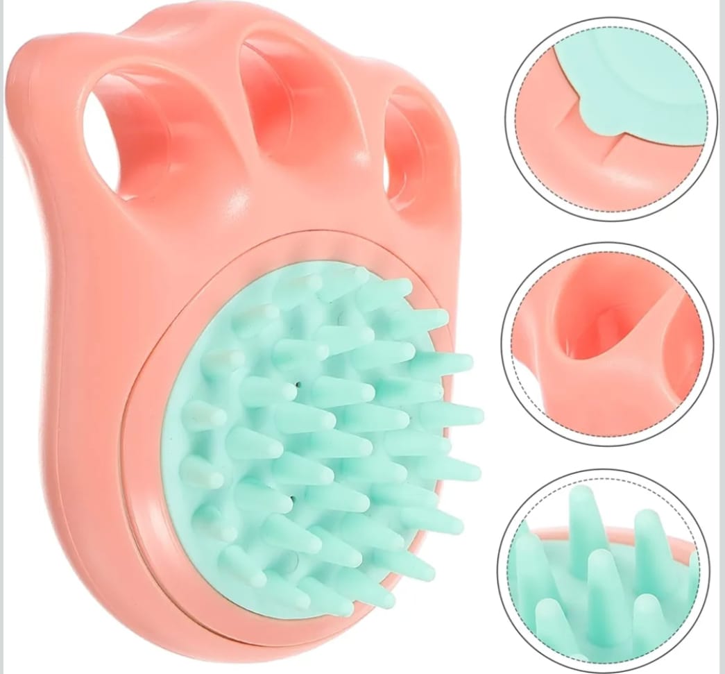 Pet Cat Dog Hair Cleaning Brush Pet Hair Brush Comfortable Grip Non-Slip Soft Massage Cartoon Shape Pet Hair Fur Grooming Cleaning Brush 