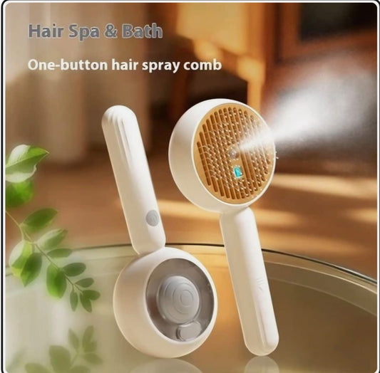 Pet Spray Comb with Battery Power for Cats and Dogs Hair Removal Grooming Tool