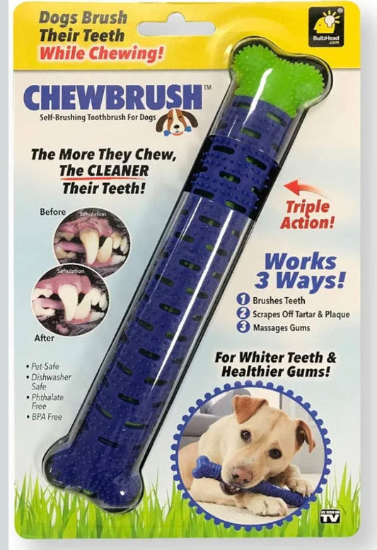 1 Pc 360 Deeply Toothbrush Chew Stick for Dog, Brush for Teeth Cleaning Rubber Chew Toy