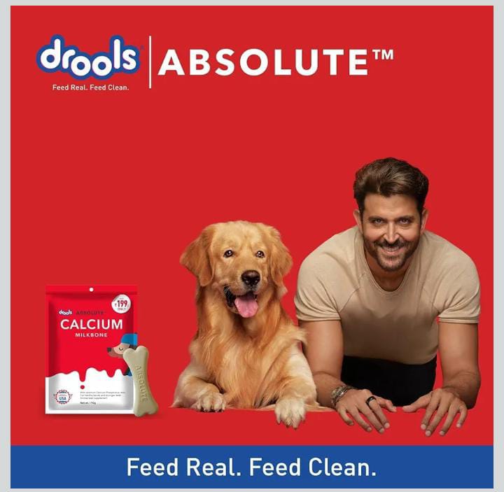 Drools Absolute Calcium Milk Bone for All Life Stages Pouch for Dogs