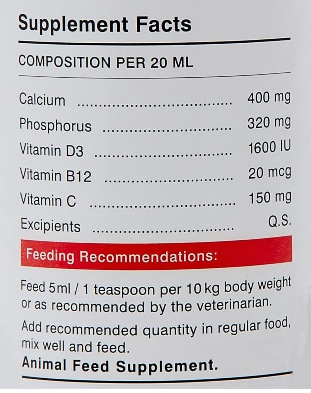 Drools Absolute Calcium supplement syrup for pets