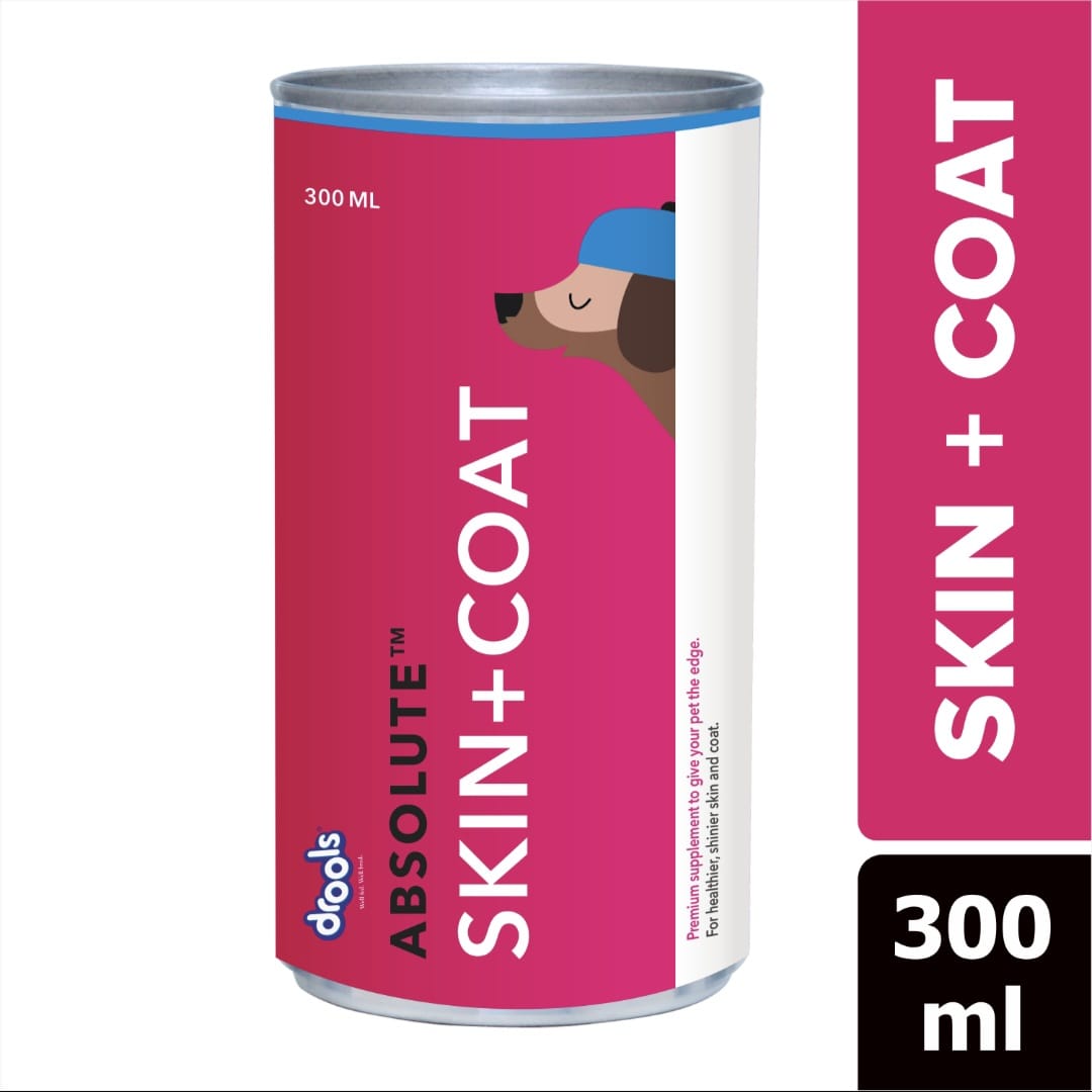 Drools Absolute Skin+Coat Supplement Syrup for Pets