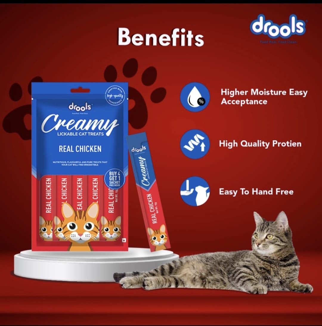 Drools Real Chicken Creamy Cat Treats