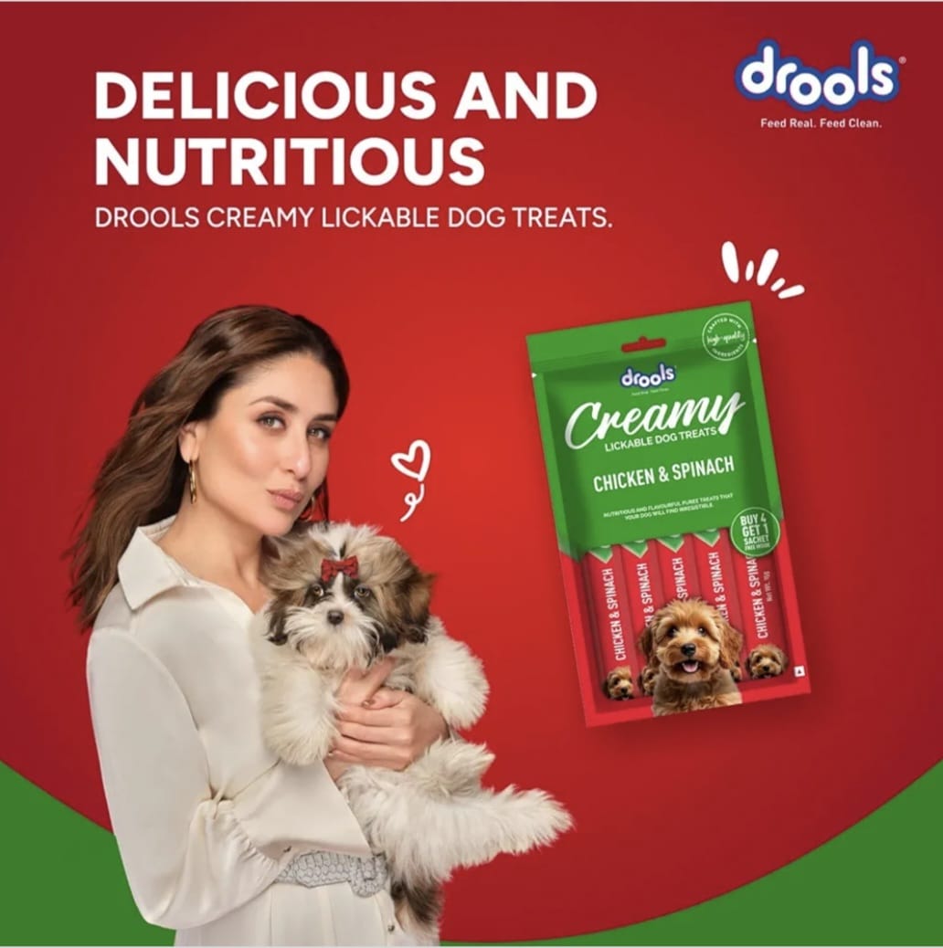 Drools Chicken & Spinach Creamy Dog Treats