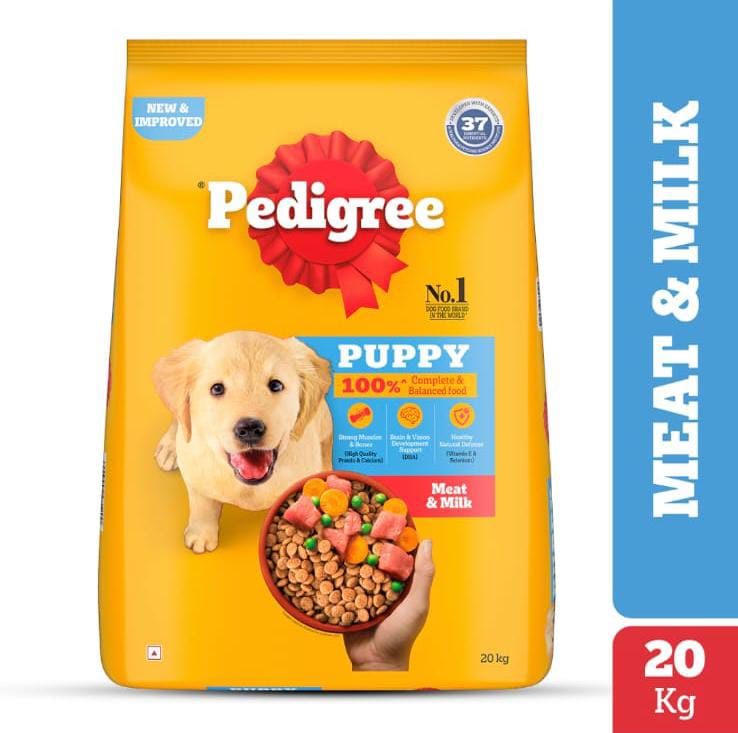 Pedigree Meat & Milk Puppy Dog Dry Food