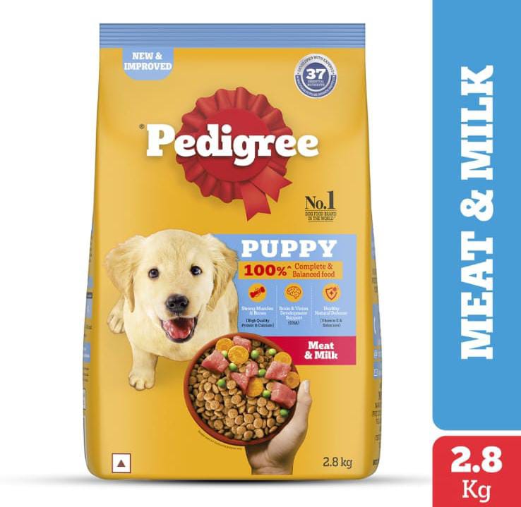 Pedigree Meat & Milk Puppy Dog Dry Food