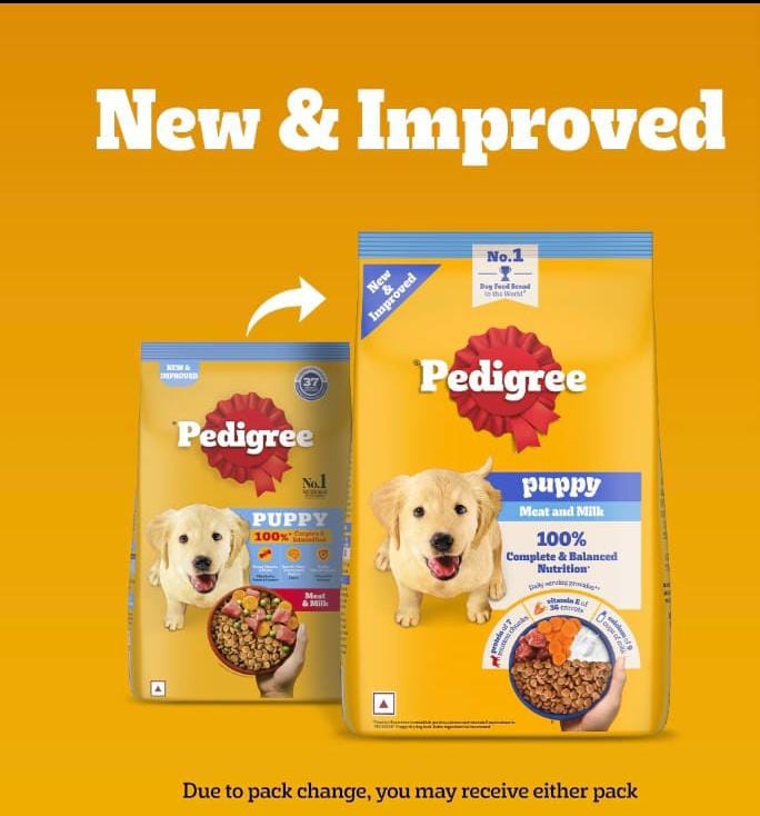 Pedigree Meat & Milk Puppy Dog Dry Food