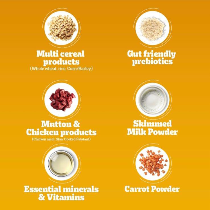 Pedigree Meat & Milk Puppy Dog Dry Food