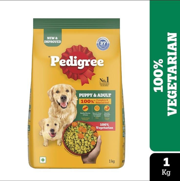 Pedigree 100% Veg Puppy & Adult Dog Dry Food