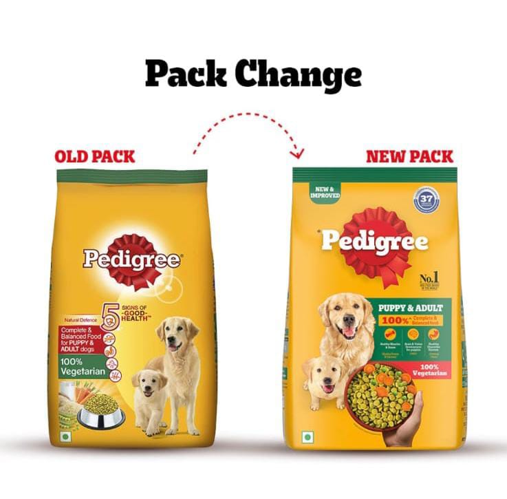 Pedigree 100% Veg Puppy & Adult Dog Dry Food