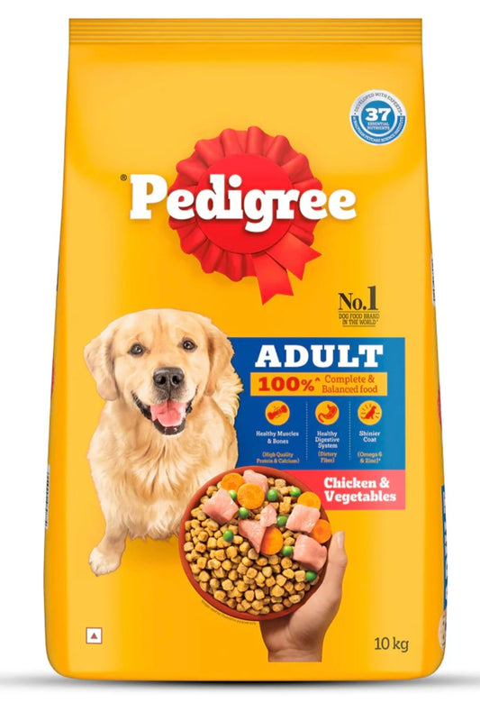 Pedigree Chicken & Veg Adult Dog Dry Food