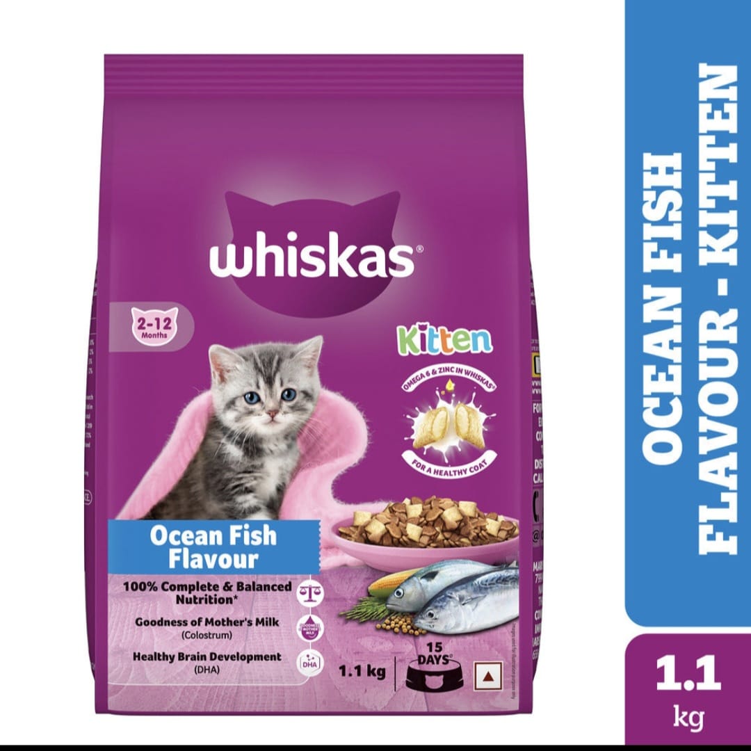 Whiskas Ocean Fish Kitten Cat Dry Food
