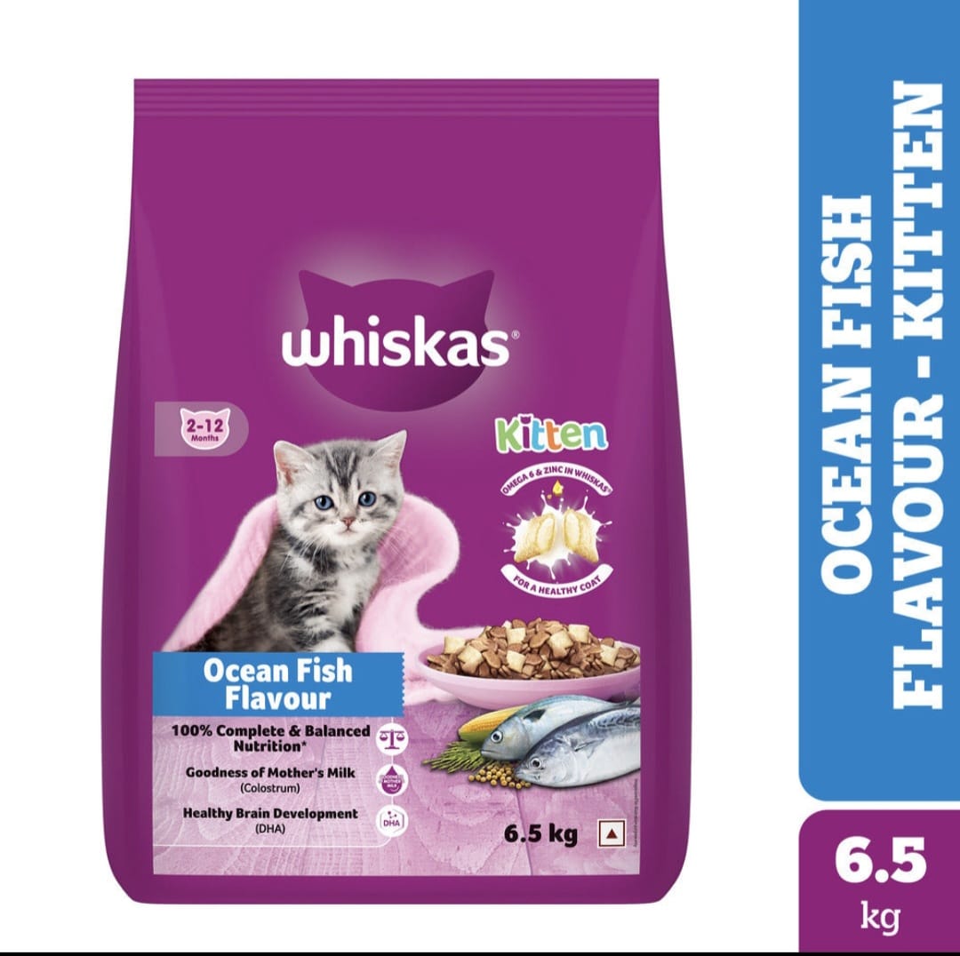 Whiskas Ocean Fish Kitten Cat Dry Food