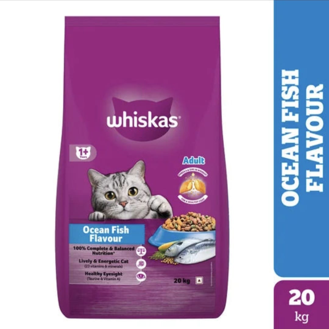 Whiskas Ocean Fish  Flavour Adult Cat Dry Food
