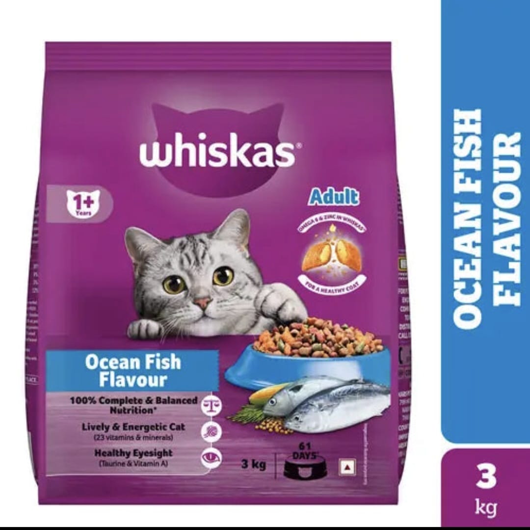Whiskas Ocean Fish  Flavour Adult Cat Dry Food