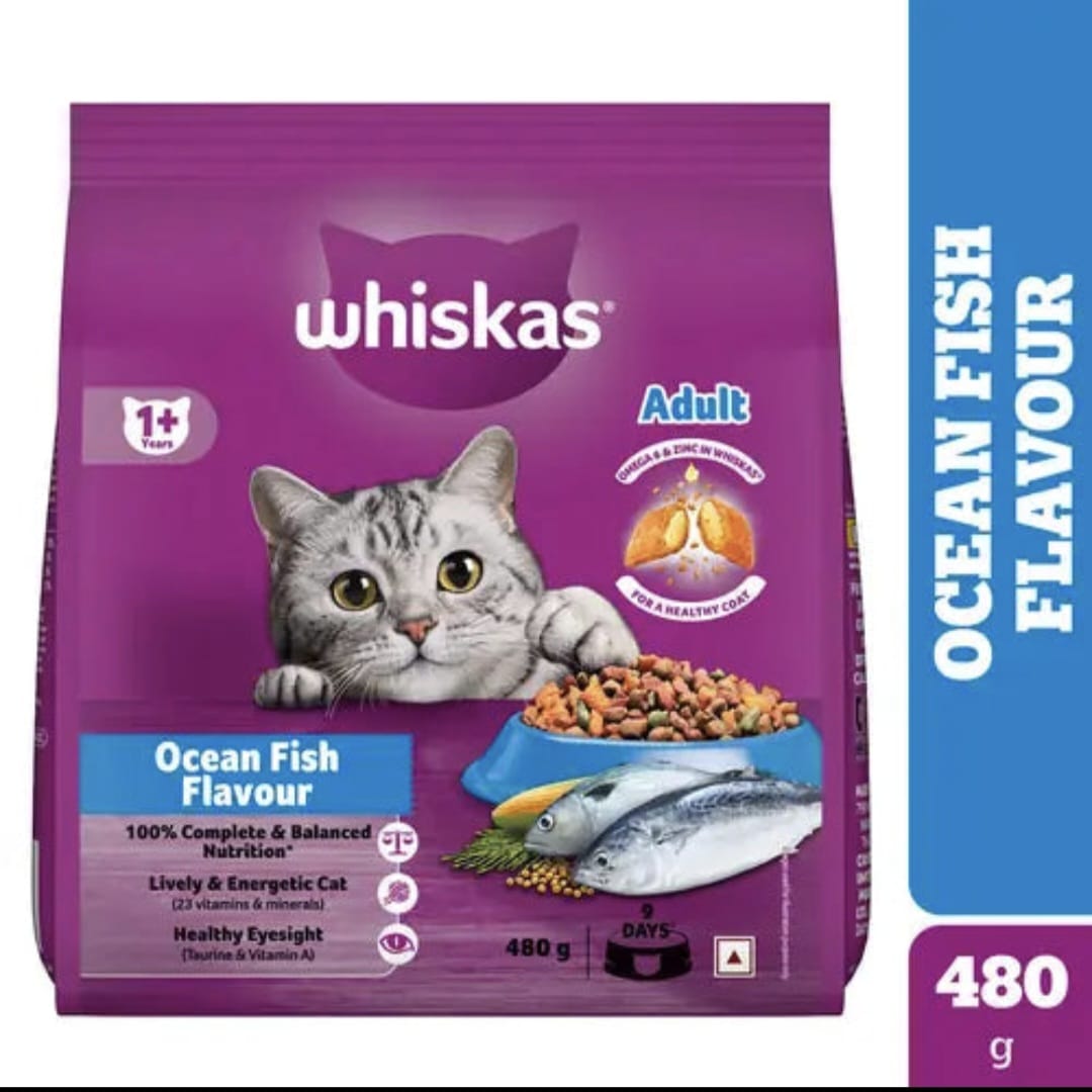 Whiskas Ocean Fish  Flavour Adult Cat Dry Food