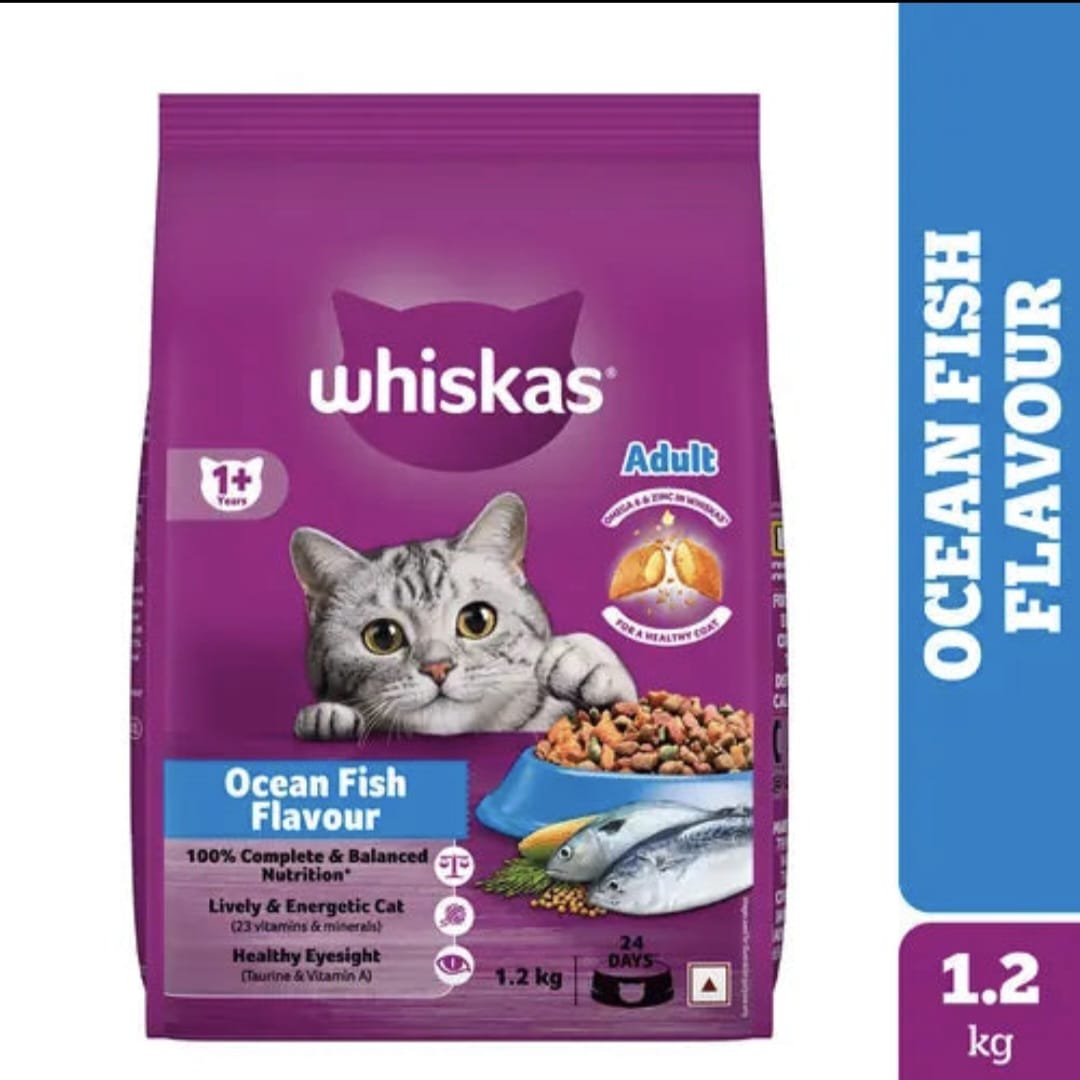 Whiskas Ocean Fish  Flavour Adult Cat Dry Food
