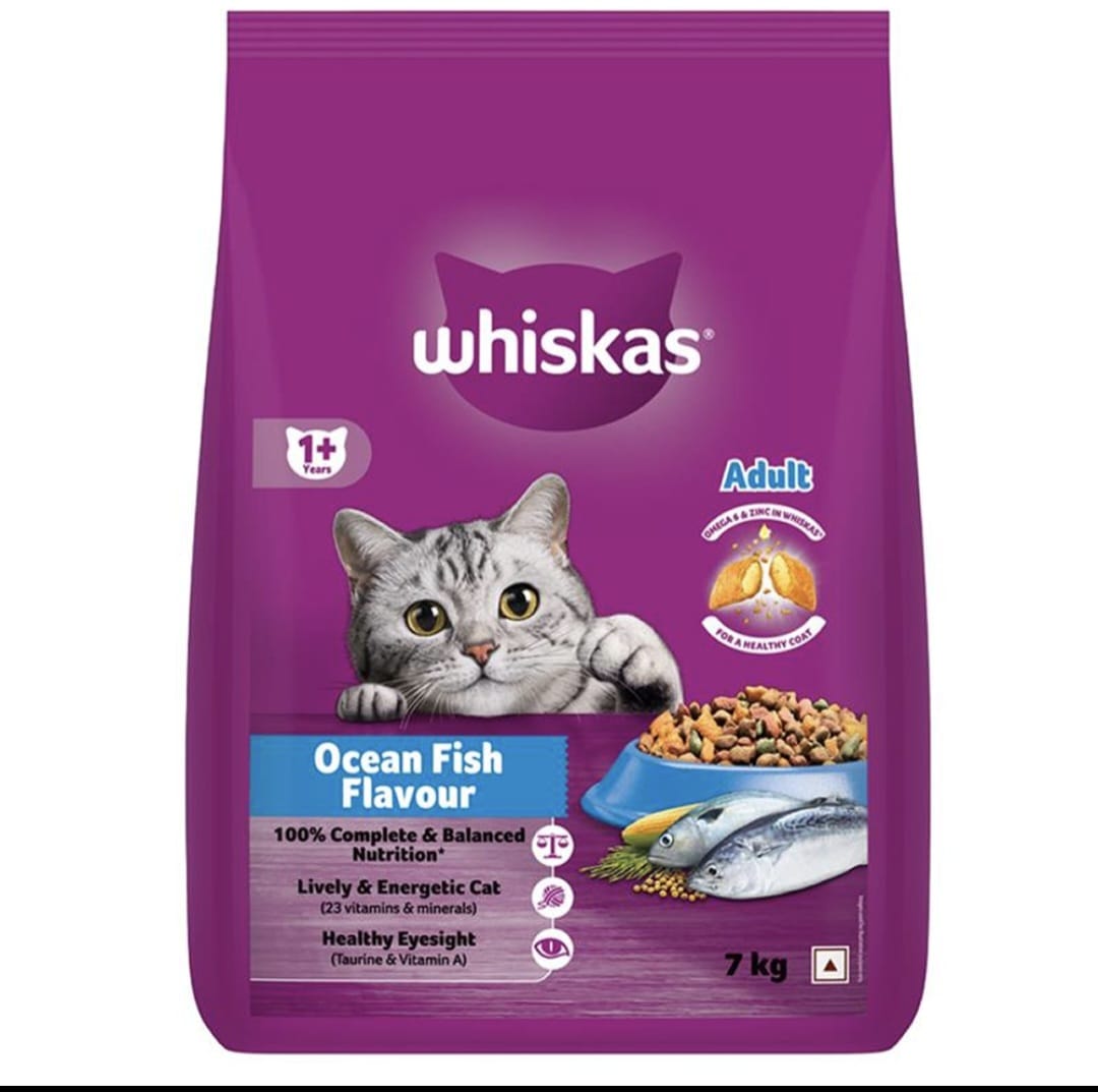 Whiskas Ocean Fish  Flavour Adult Cat Dry Food