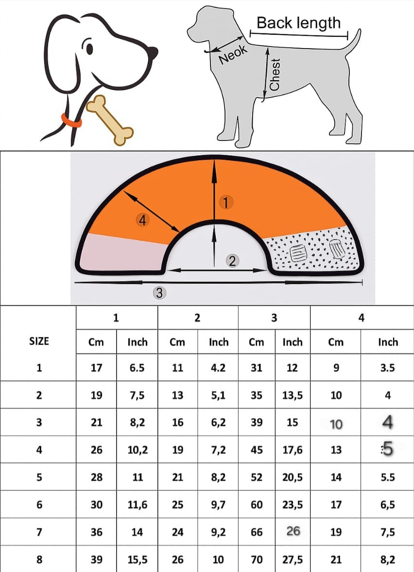 Colored Elizabethan Collar Pet Anti-Bite Lick Dog and Cat Protective Coller Neck Wound Healing Pet Lick and Scratch Protecter