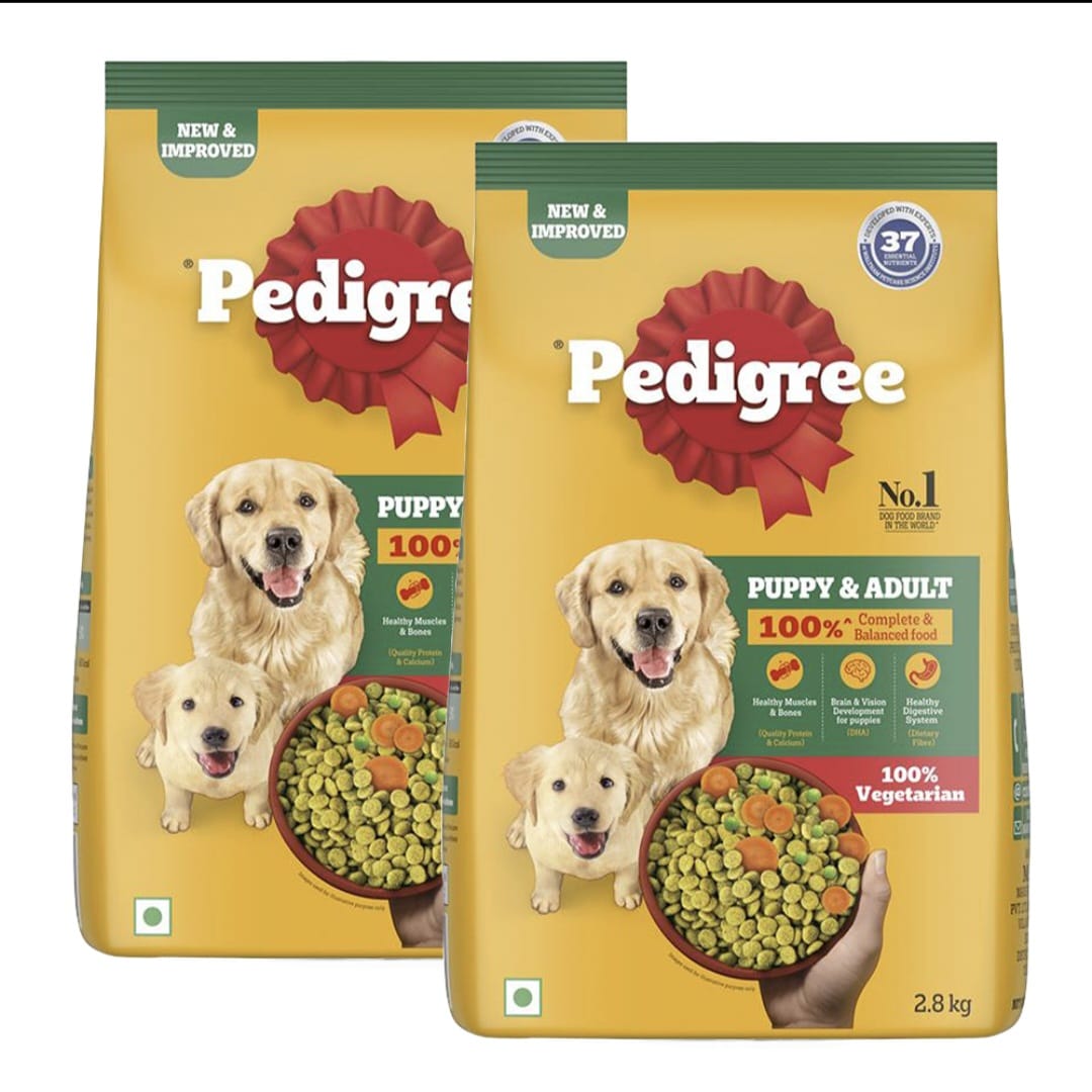 Pedigree 100% Veg Puppy & Adult Dog Dry Food