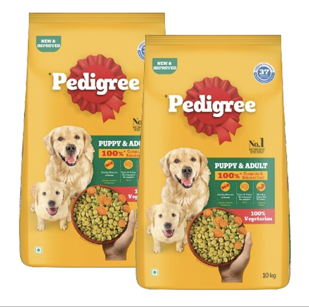 Pedigree 100% Veg Puppy & Adult Dog Dry Food