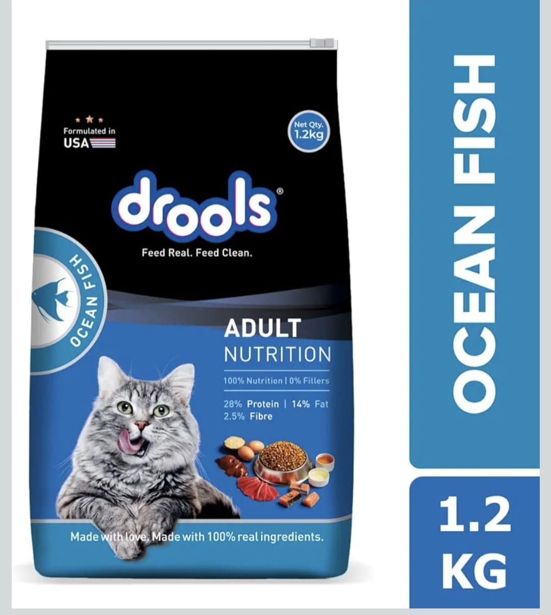 Drools Ocean Fish Adult Cat Dry Food