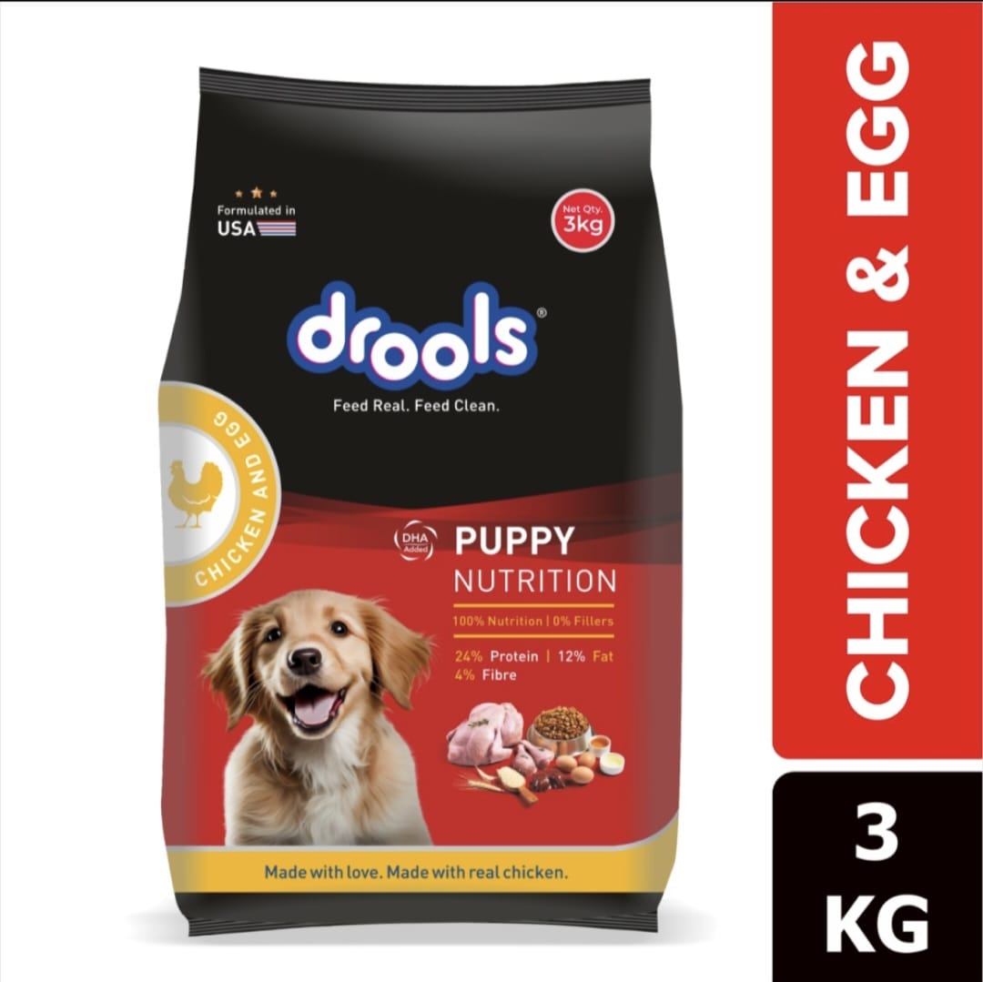 Drools Chicken and Egg Puppy Dog Dry Food