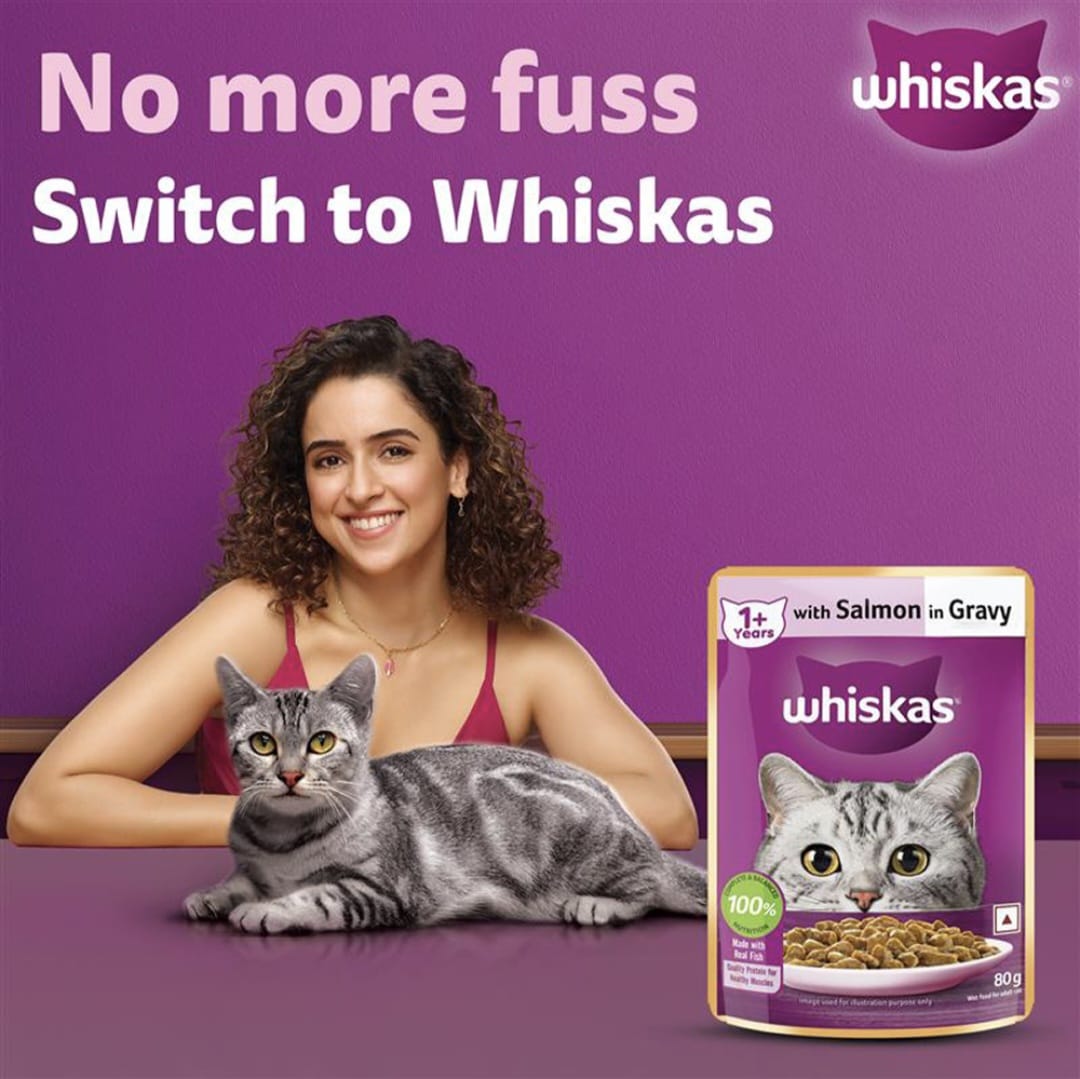Whiskas Salmon in Gravy for Adult Cat (1+ Years)