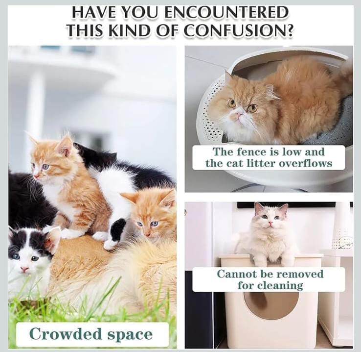 Litter Tray Box for Cat