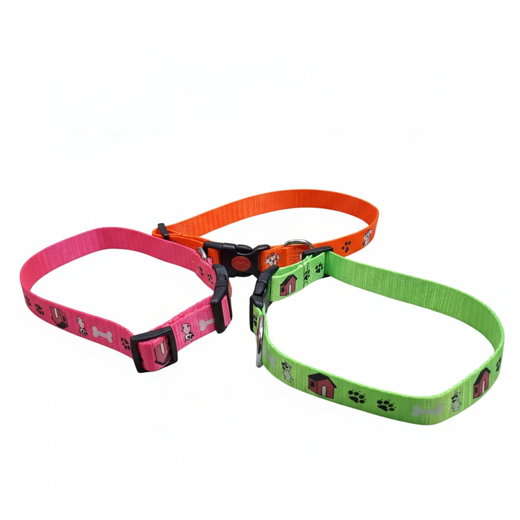 Printed Dod Collar, Adjustable Lock Buckle, Padded Grip Dod Collar with High Quality