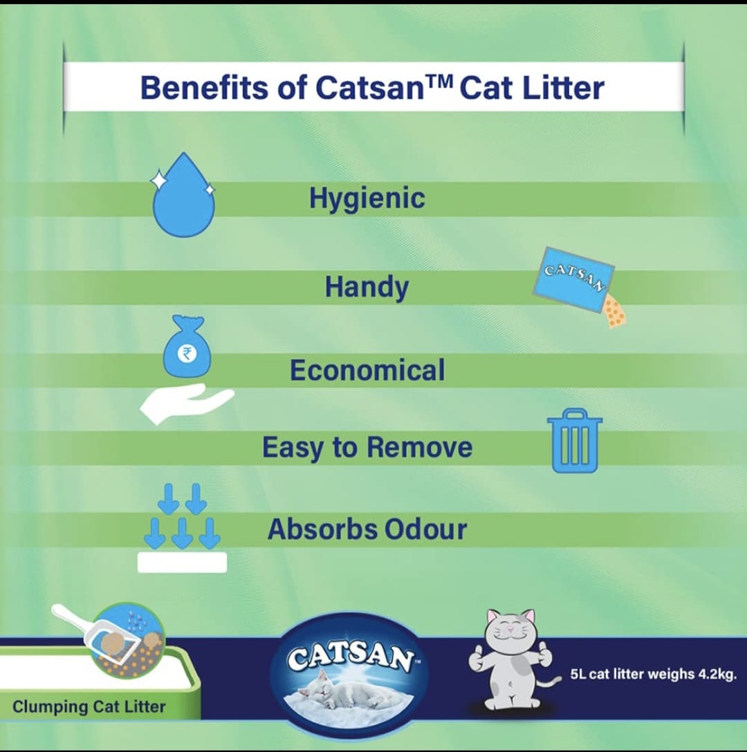 Catsan 100% Natural Unscented Clumping Cat Litter