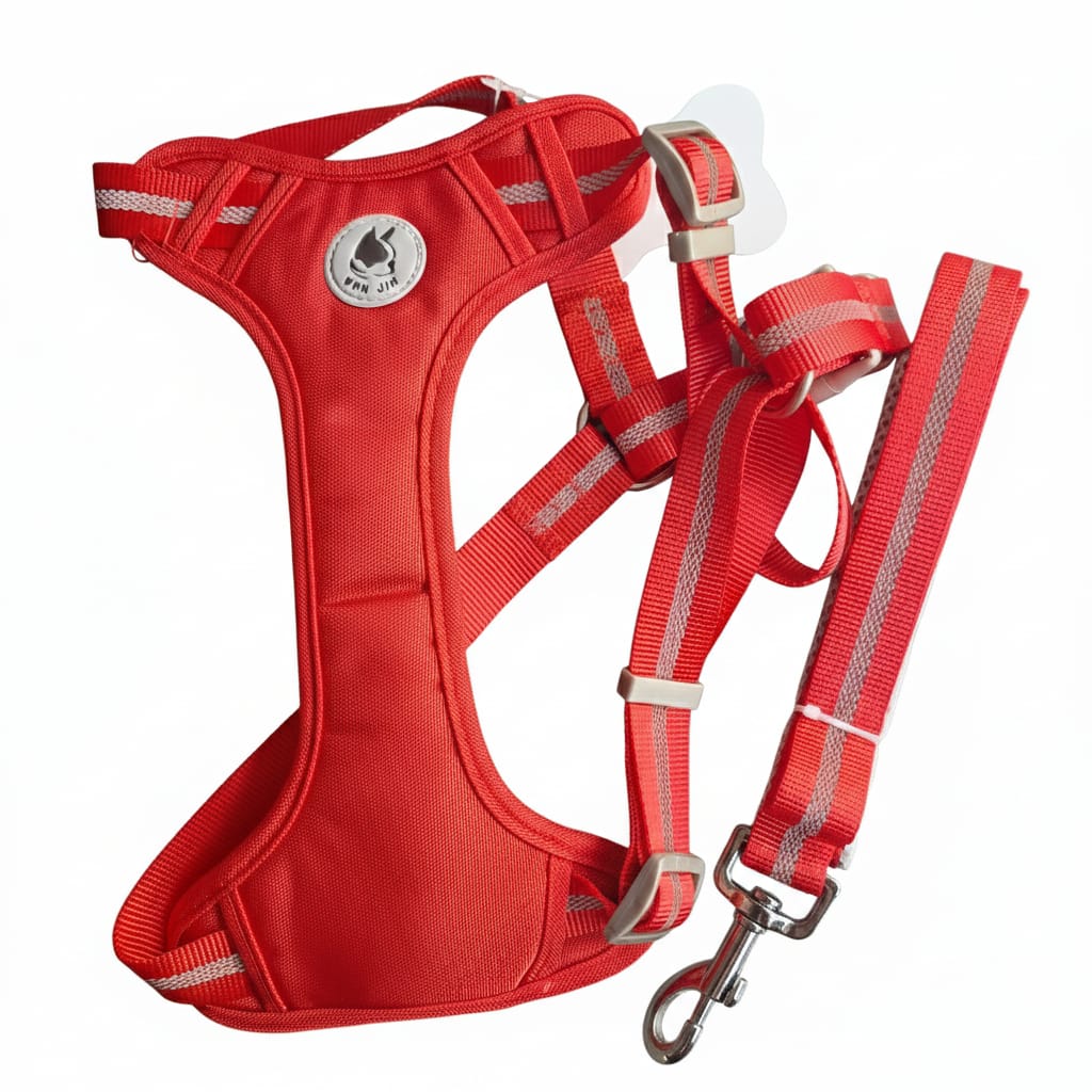 Comfort Soft Reflective Wrap Adjustable Dog Harness - No-Pull Dog Harness for Small & Large Dogs(0range)