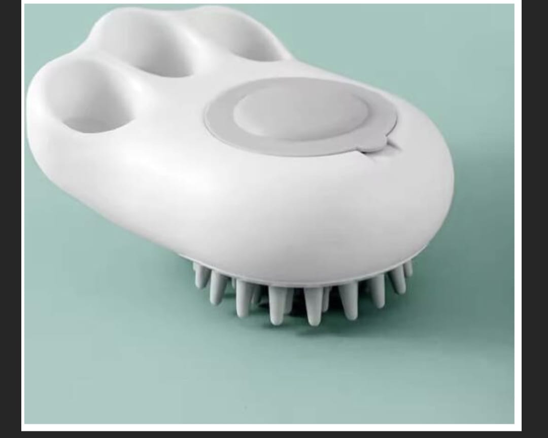 Pet Cat Dog Hair Cleaning Brush Pet Hair Brush Comfortable Grip Non-Slip Soft Massage Cartoon Shape Pet Hair Fur Grooming Cleaning Brush 