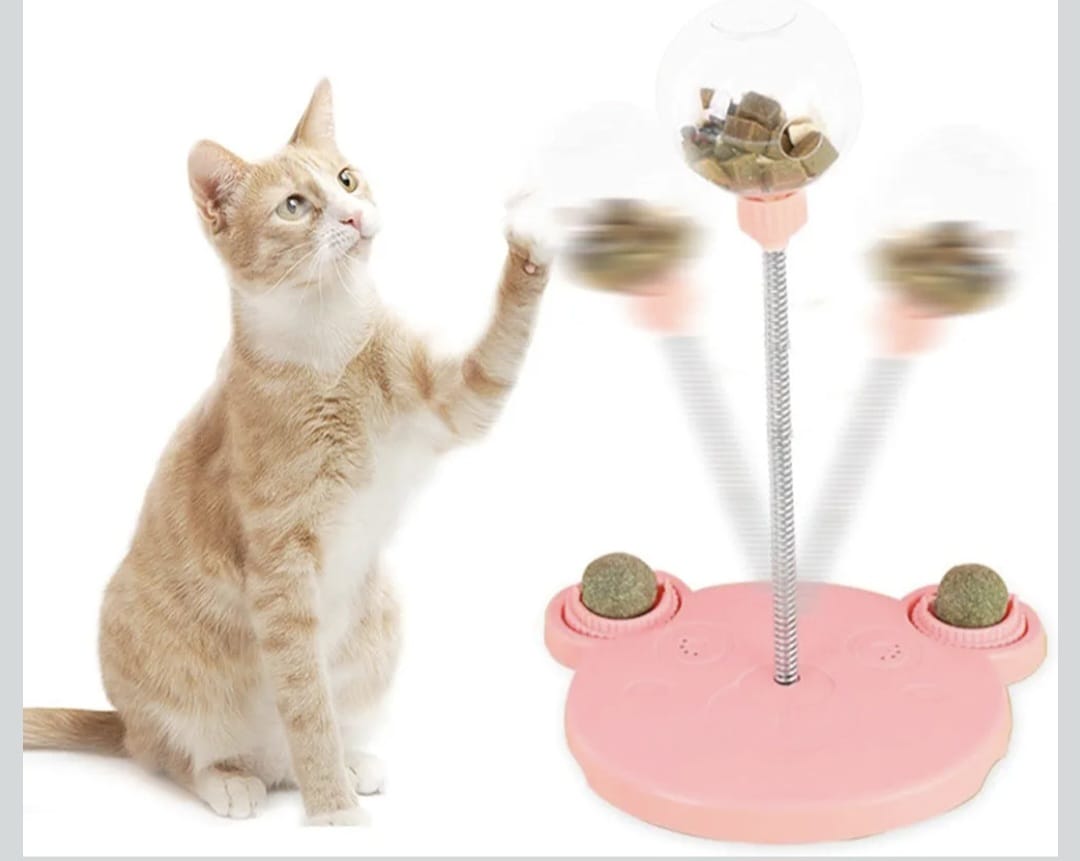 Funny Dog and Cat Slow Feeder Toy for Pet Training Exercise Pink and Catnip Ball | Pet Supplies| Dogs| Toys| Interactive Toys | Pet Supplies | Dog Supplies | Toys